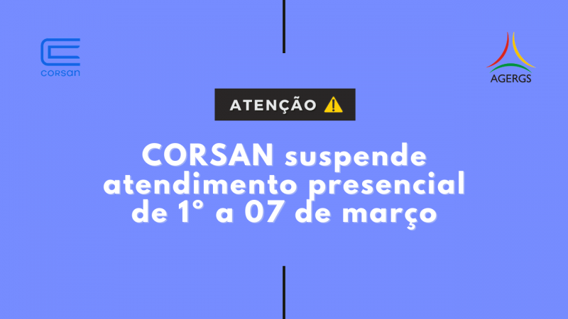 Corsan Informa - Como saber a situação do abastecimento - CORSAN