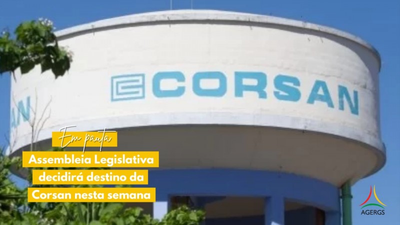 O que acontece com a Corsan?