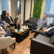 Presidente Marcelo Spilki e Conselheiros recebem Edson Brum